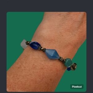 Vintage Glass Beaded Bracelet